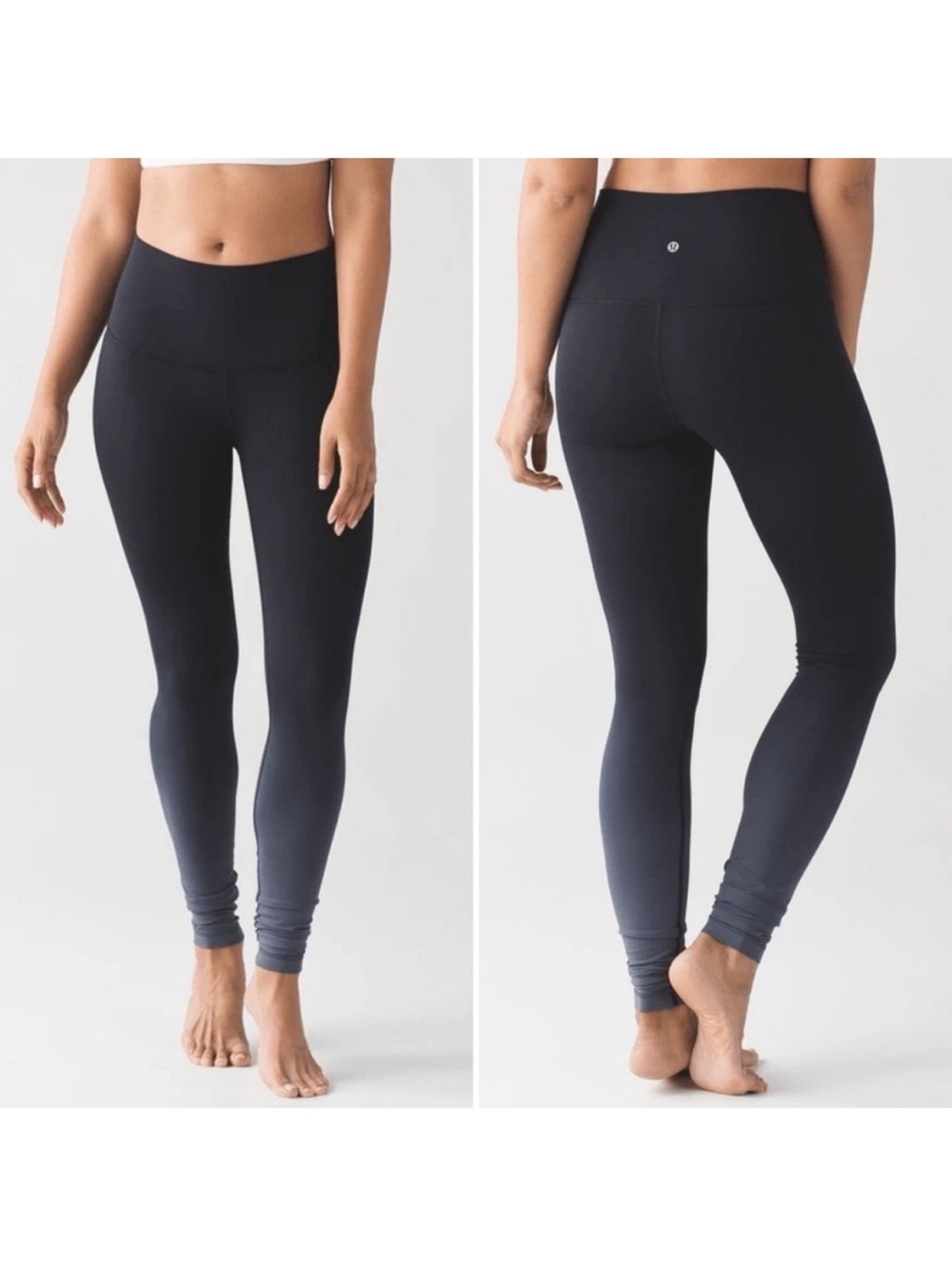 NEW Lululemon Wunder Under Hi-Rise Tight in Ombre Black Size 8 Full Length